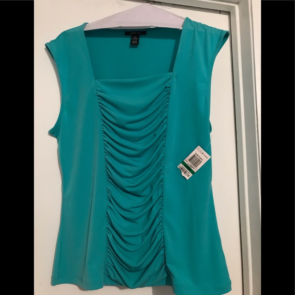 Teal dress shirt